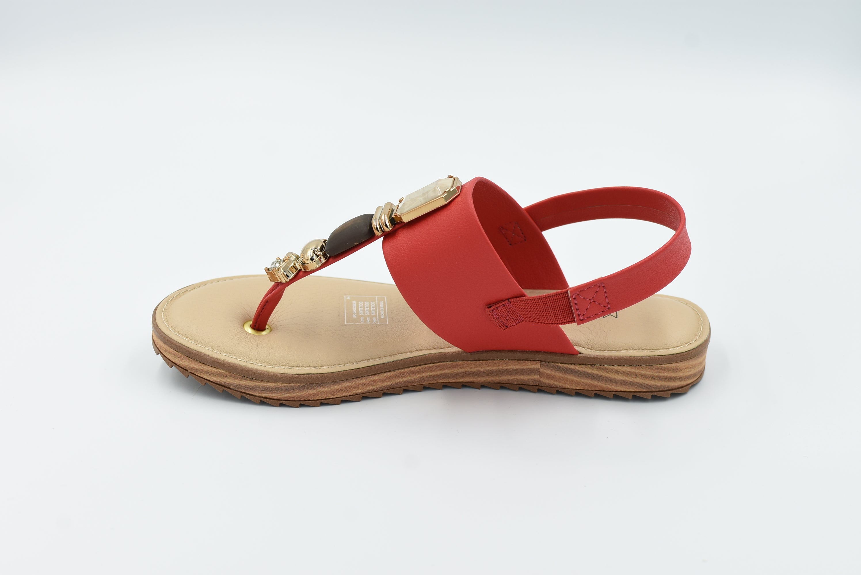 Barcelona Sandalia Rojo