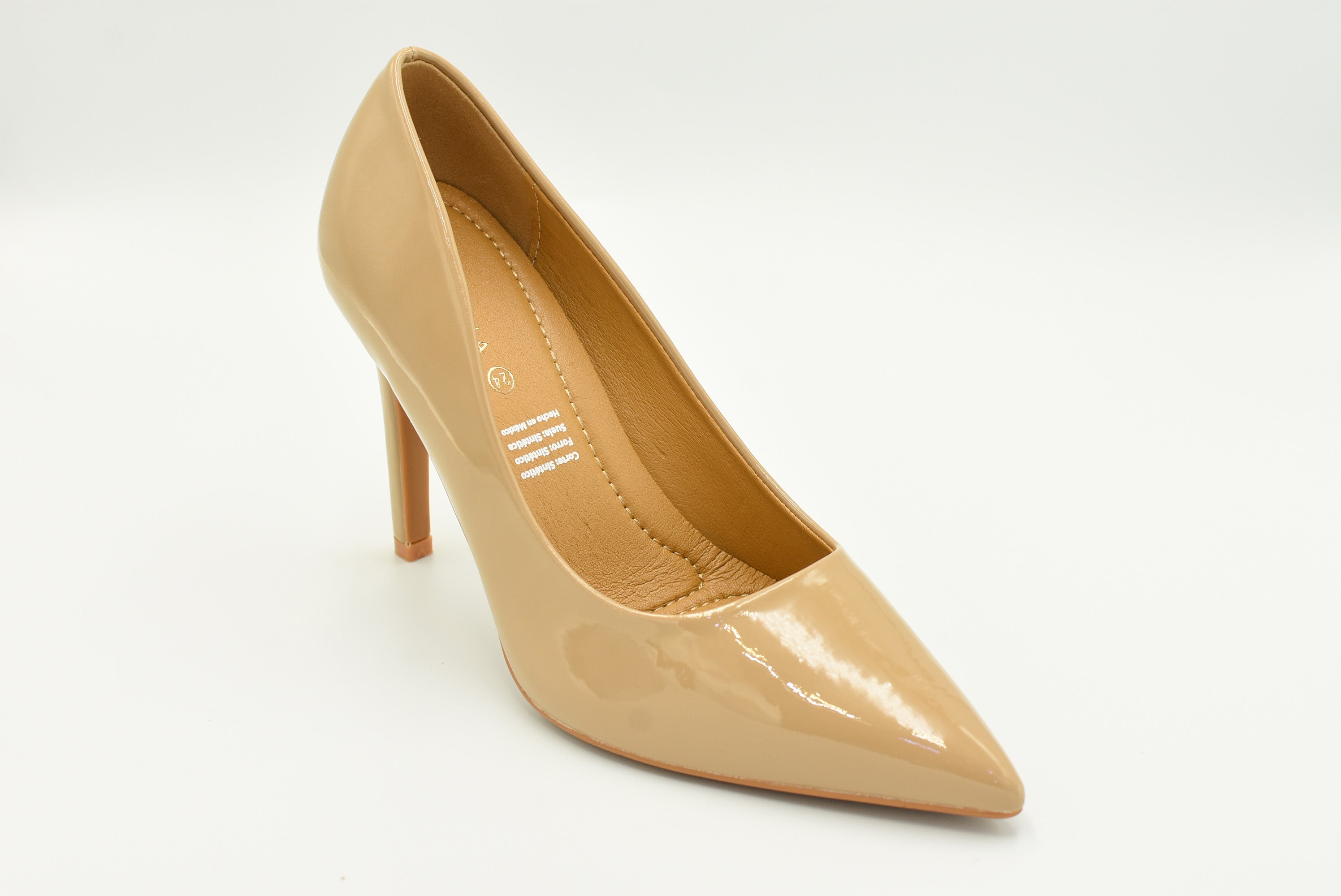 Arista Zapatilla Charol Porcelana