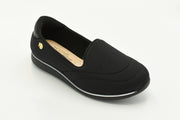 Santos Zapato Cerrado  Licra Negro