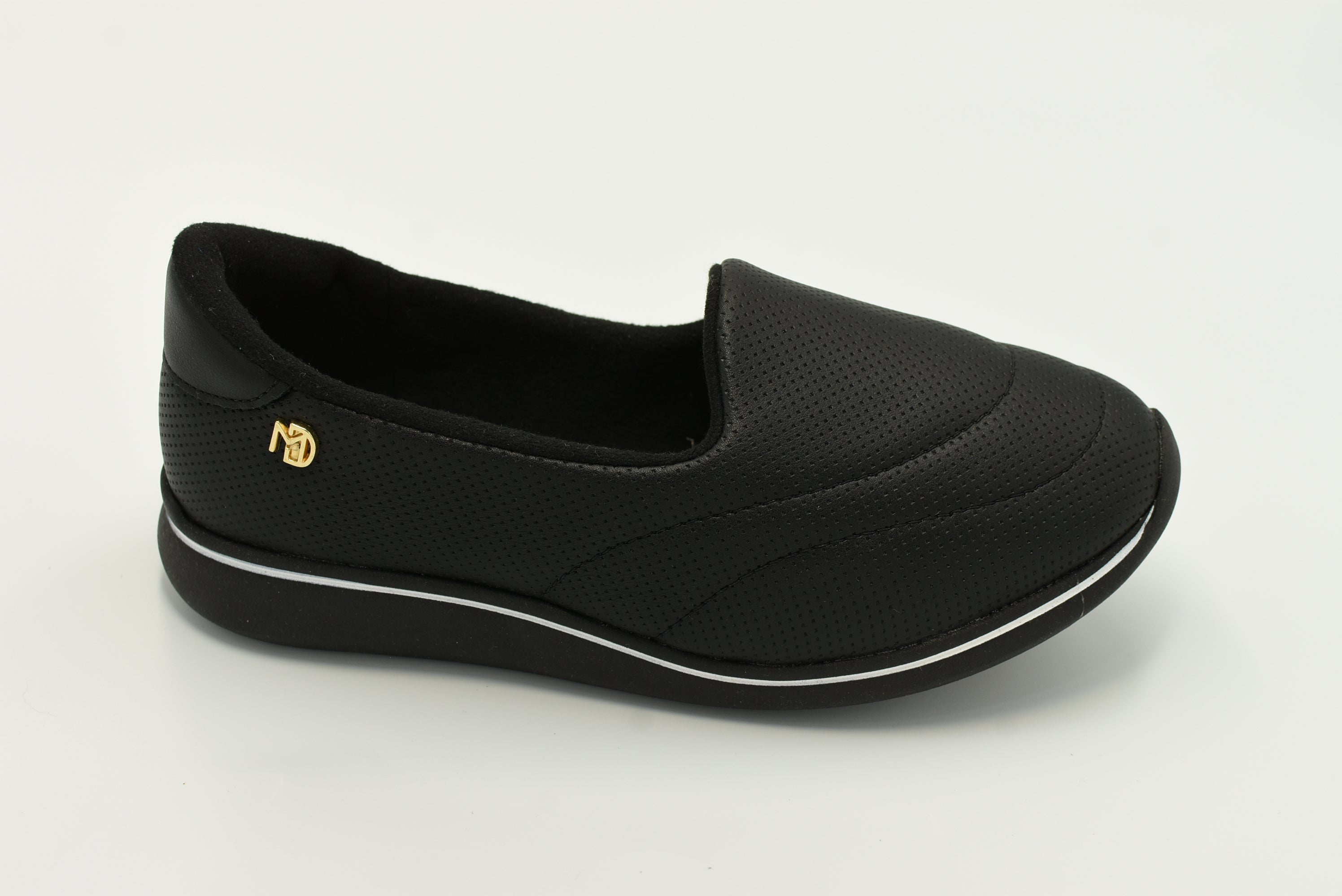 Santos Zapato Cerrado Piso  Negro