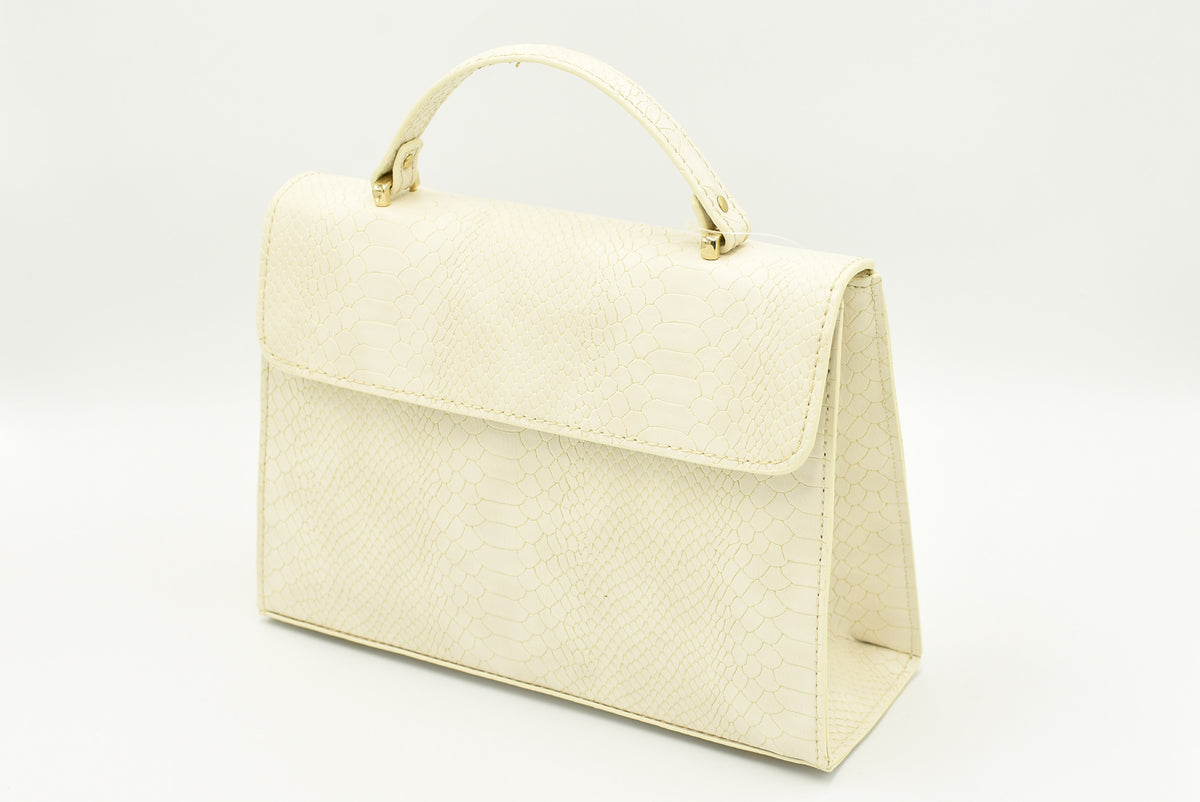 Isparta Bolsas Grabado Crema