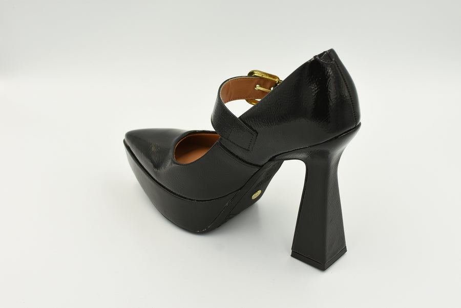 Zapato Cerrado Alto Ch.Negro 1412100