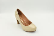 Polly Zapato Cerrado Alto Oro