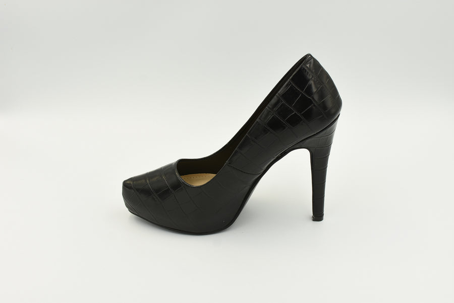 Zapato Cerrado Alto Gra.Negro 0661