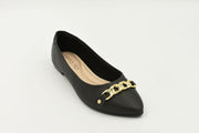 Riehen Zapato Cerrado Piso Negro