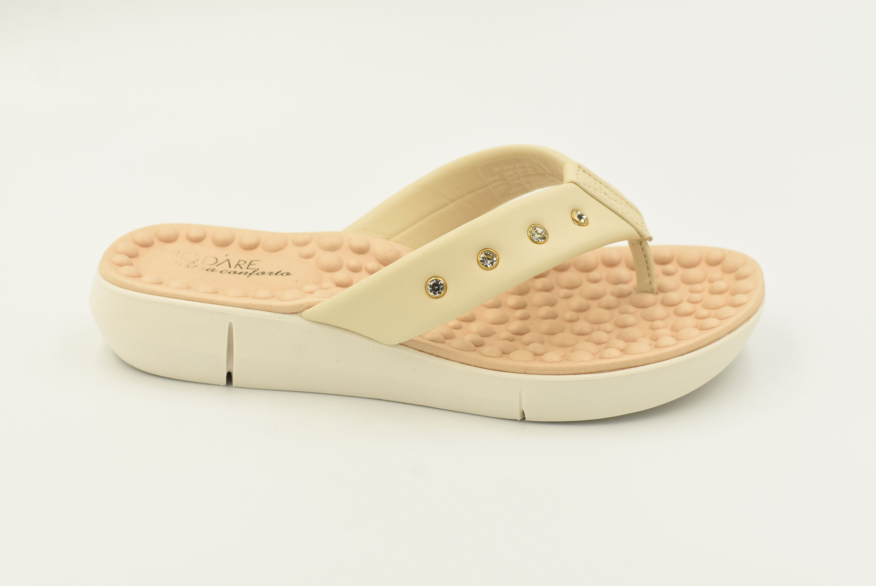 Manila Crema Sandalia Corrido 7142129
