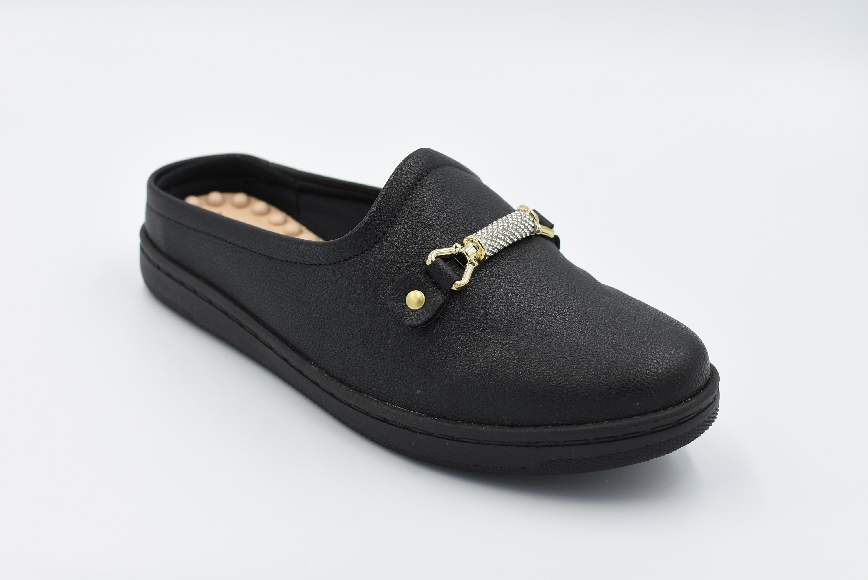 Locarno Zapato Cerrado Piso Negro