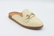 Schlieren Zapato Cerrado Piso Crema