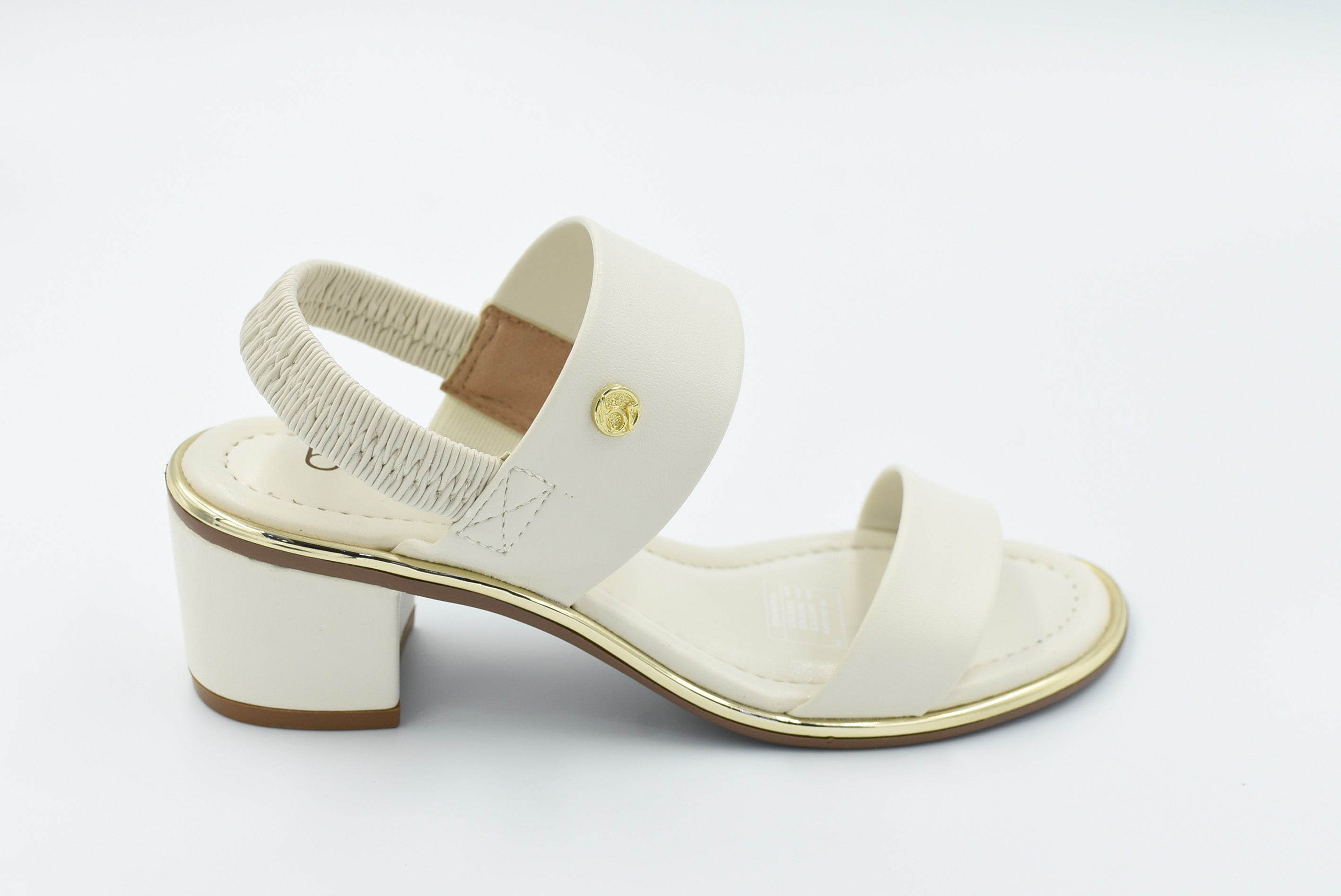 Milan Sandalia Medio Blanco Off 8379221
