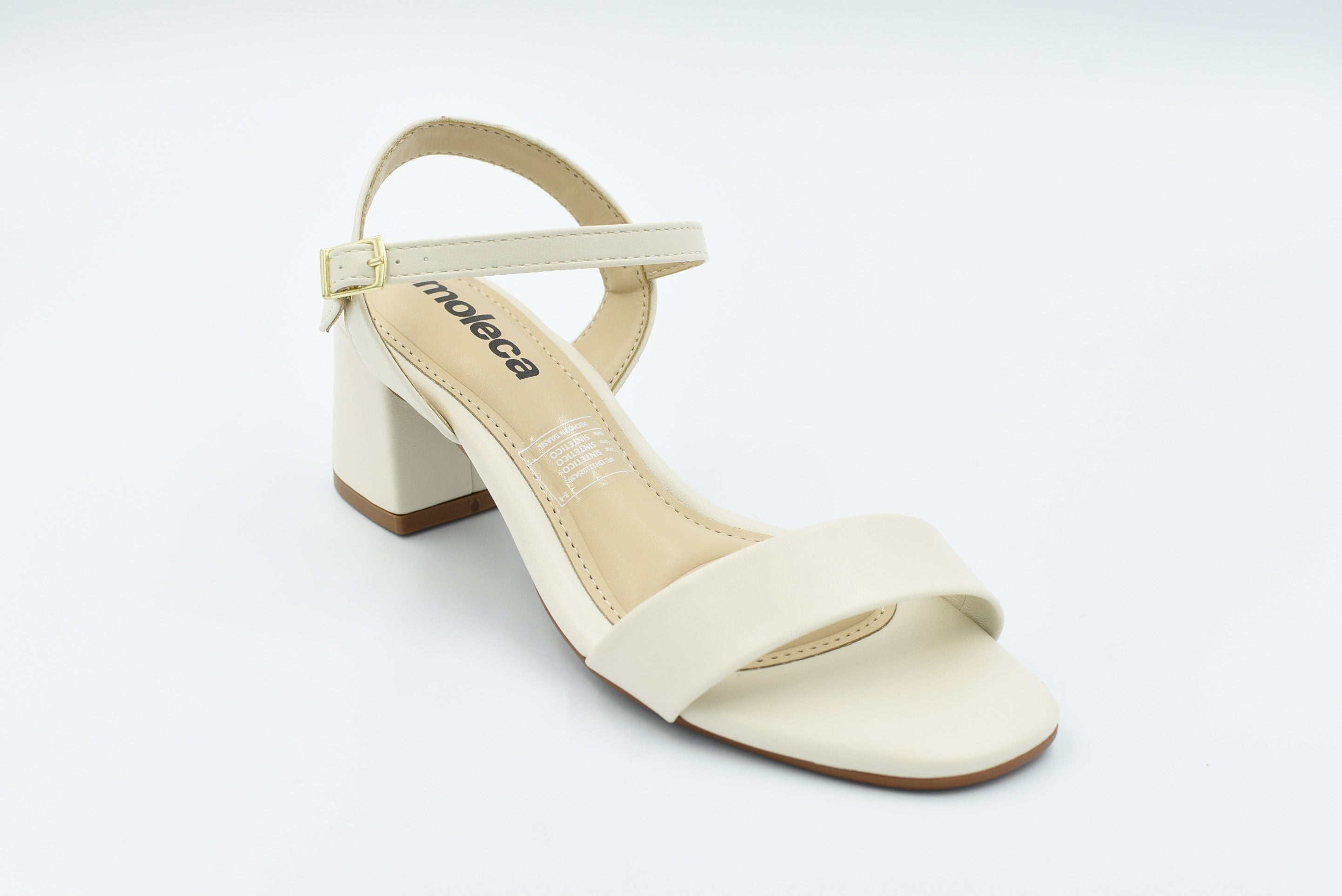 Madrid Sandalia Medio Blanco Off 5496101