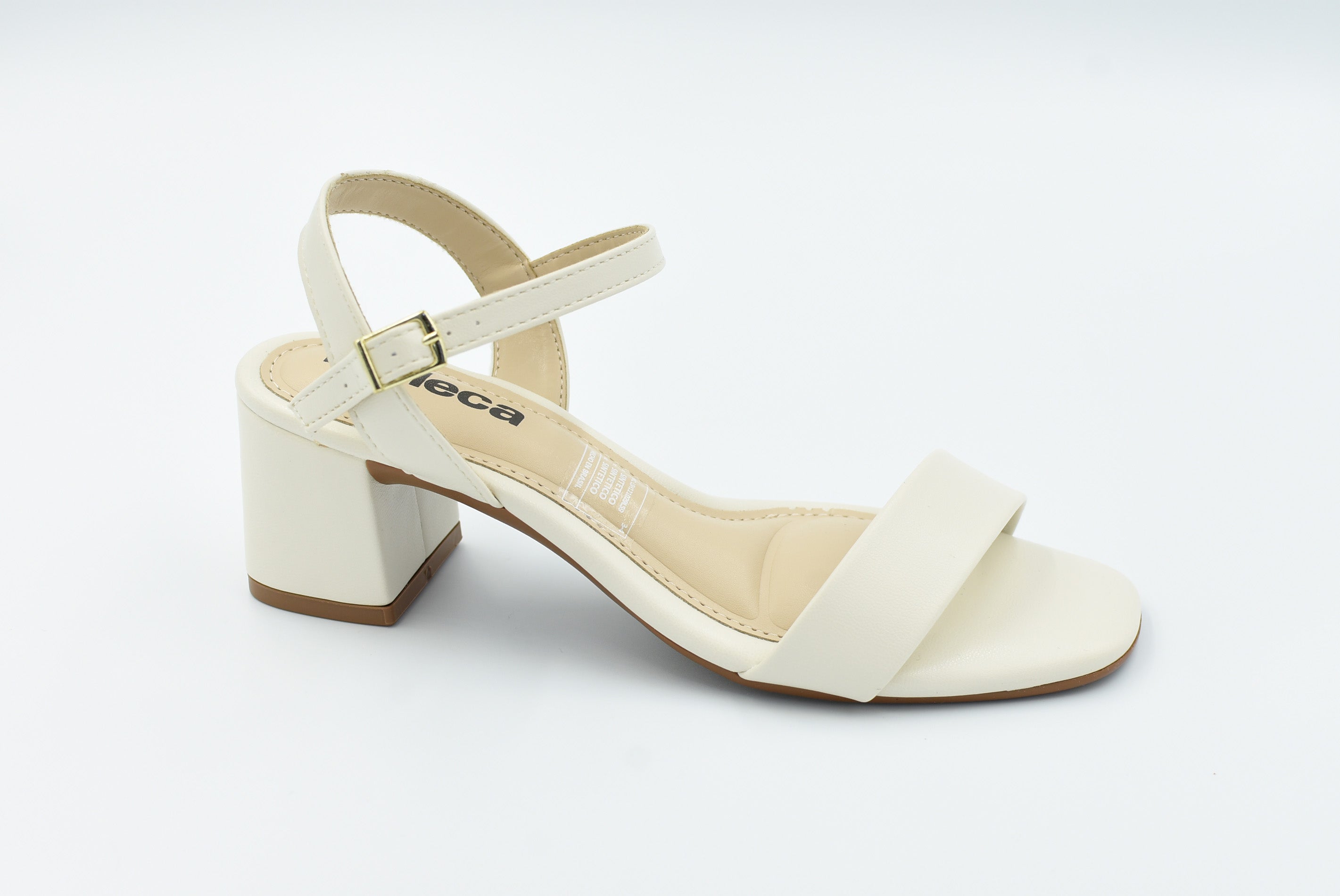 Madrid Sandalia Medio Blanco Off 5496101
