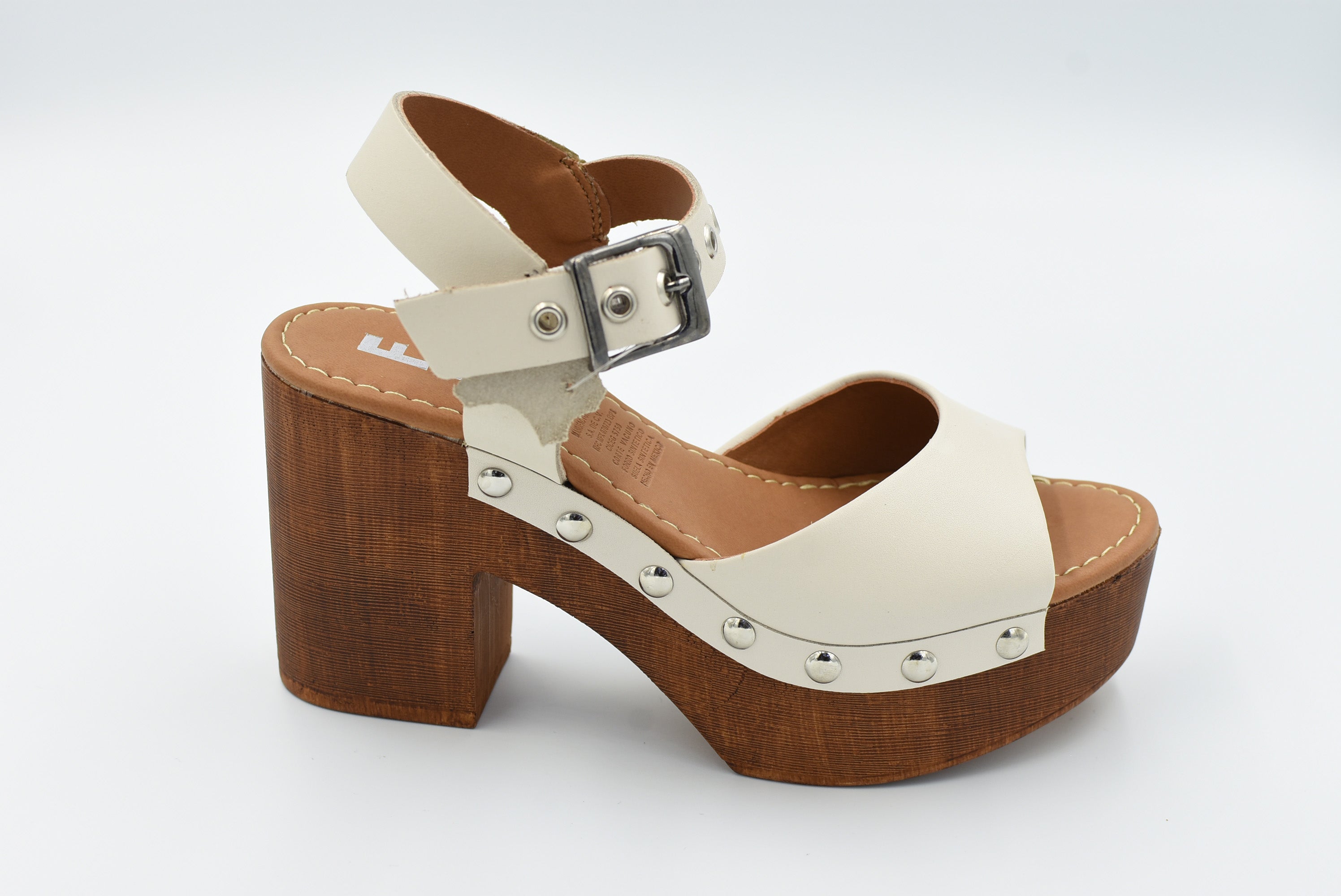 Geneva Sandalia Alto Porcelana 257102