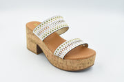 Rotterdam Sandalia Alto Blanco 251104