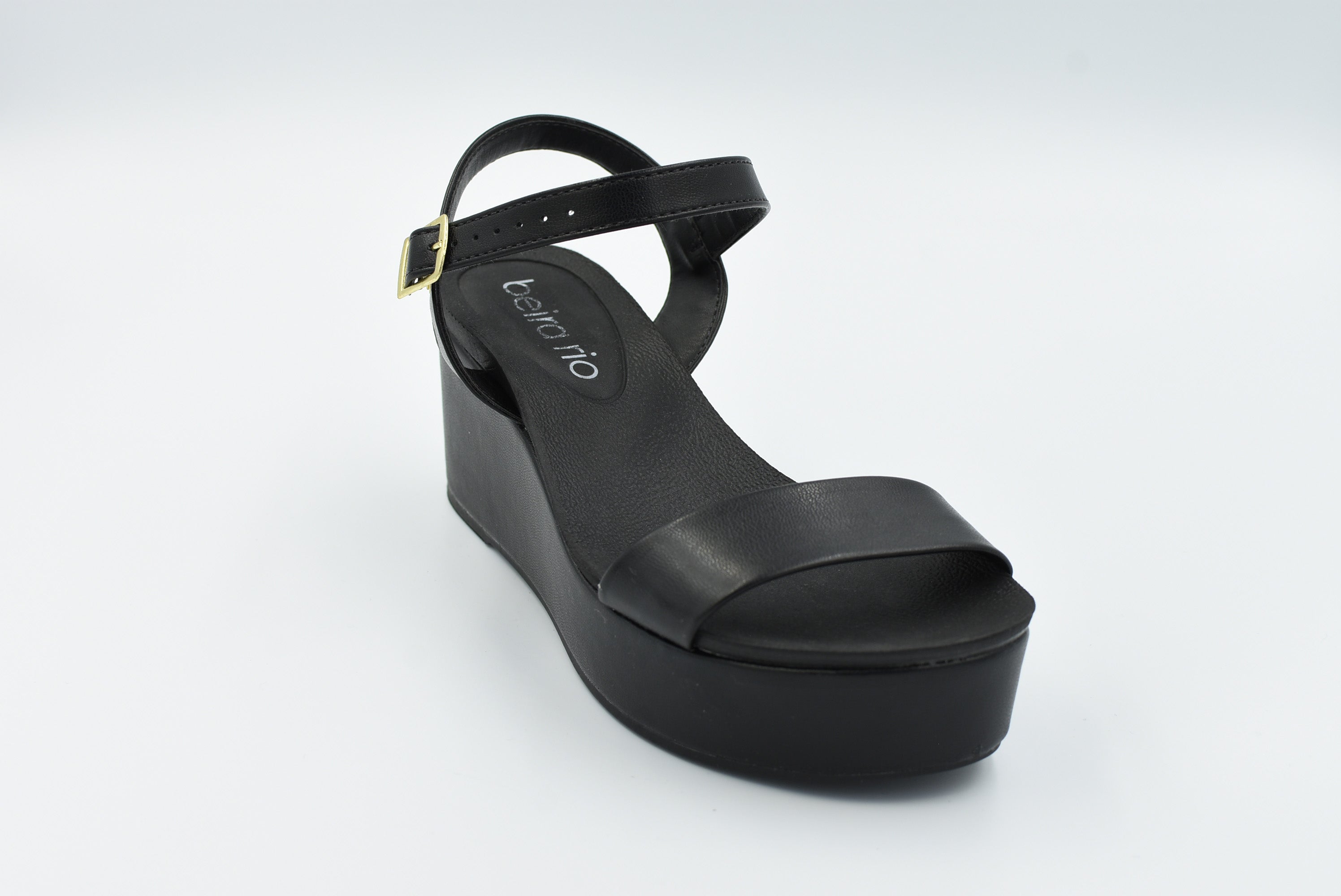 Madrid Sandalia Medio Negro 8407135