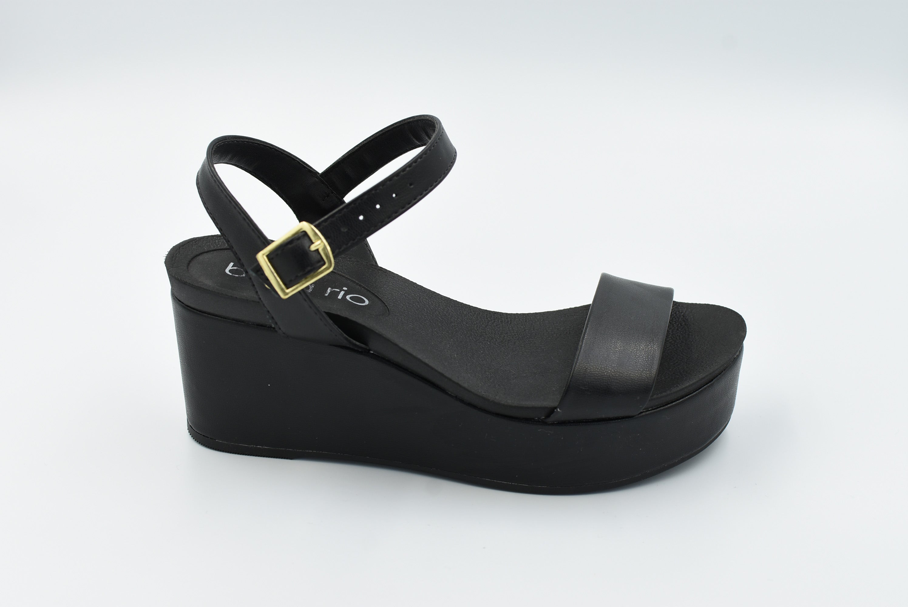 Madrid Sandalia Medio Negro 8407135
