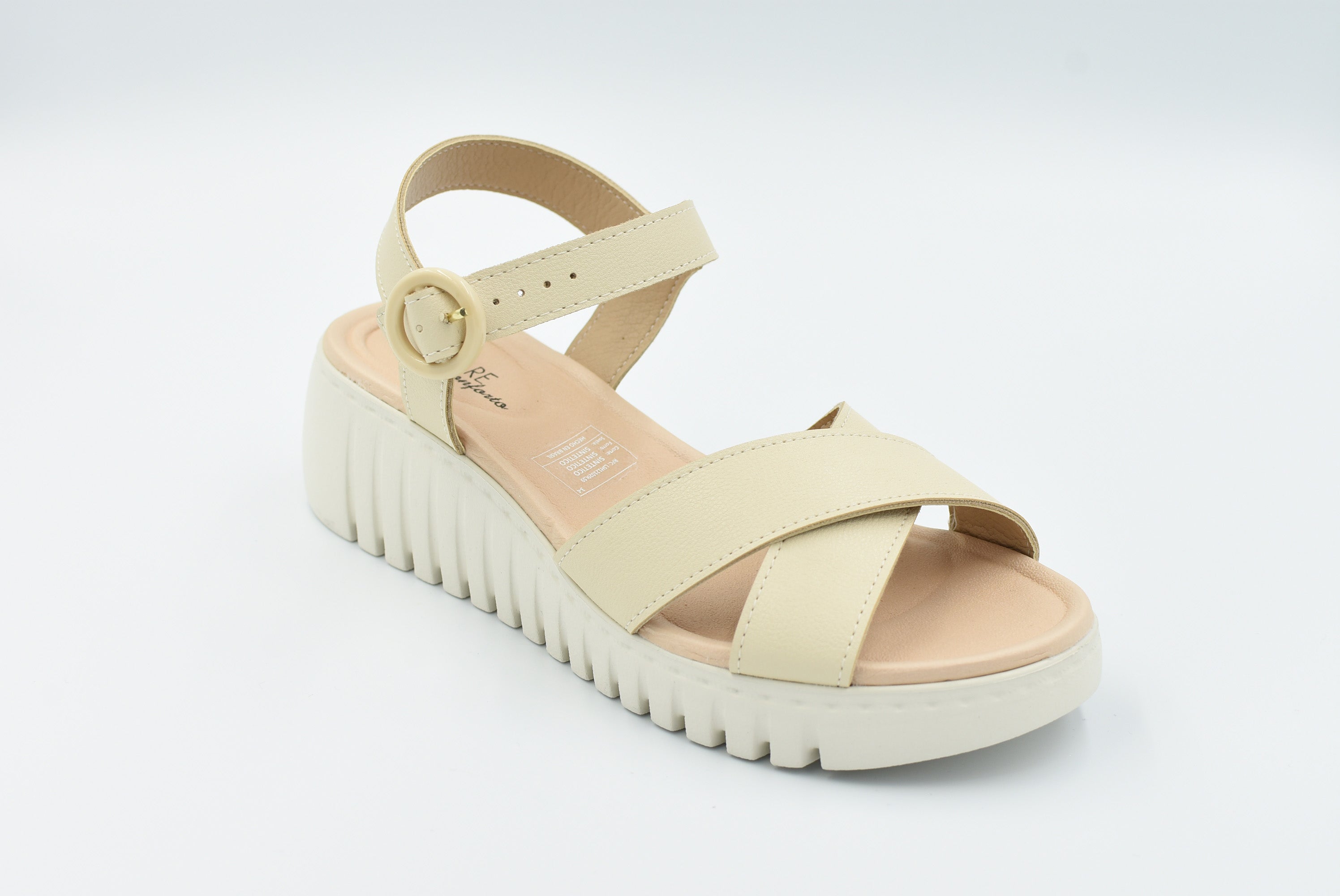 Barcelona Sandalia Medio Crema 7197101
