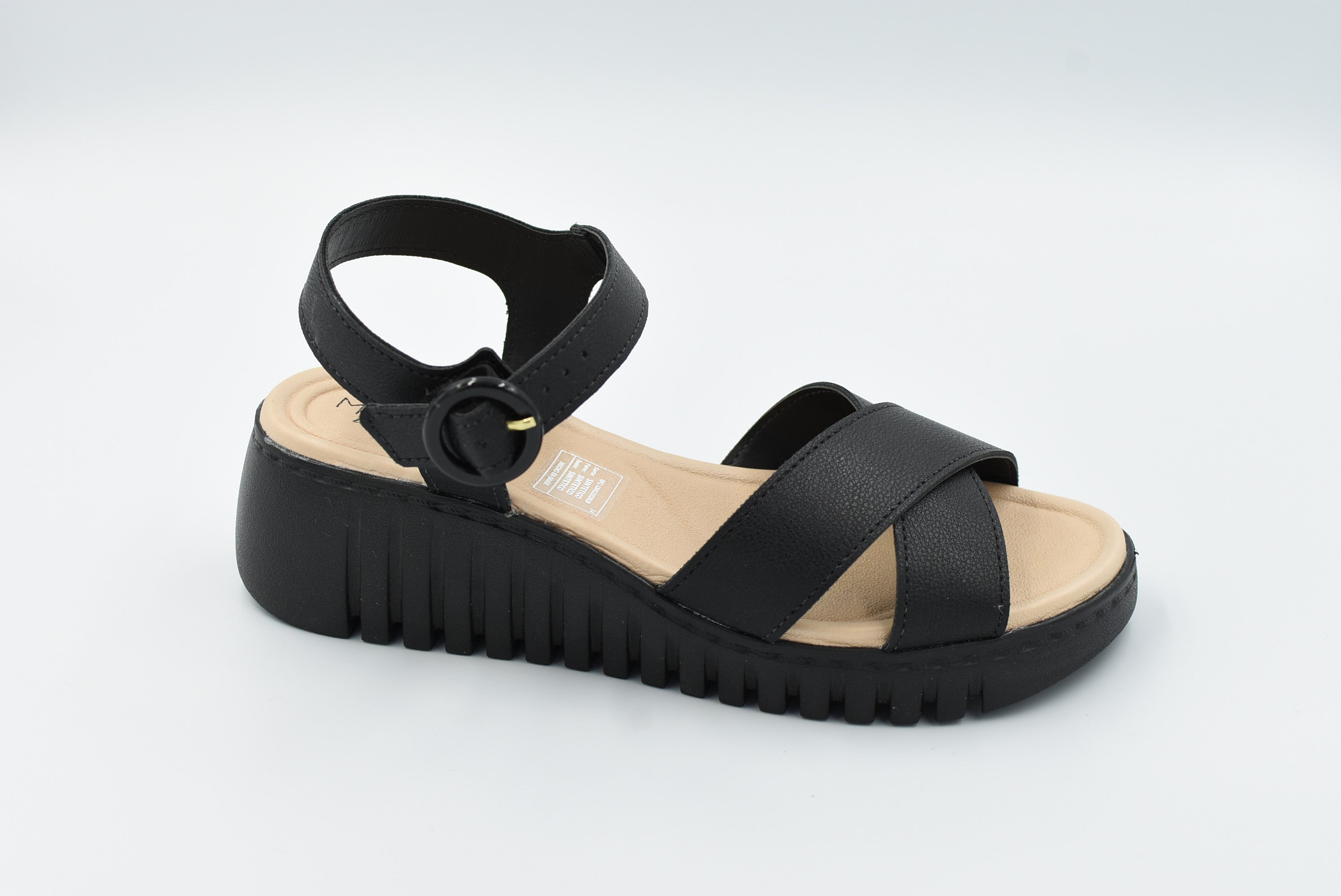 Barcelona Sandalia Medio Negro 7197101