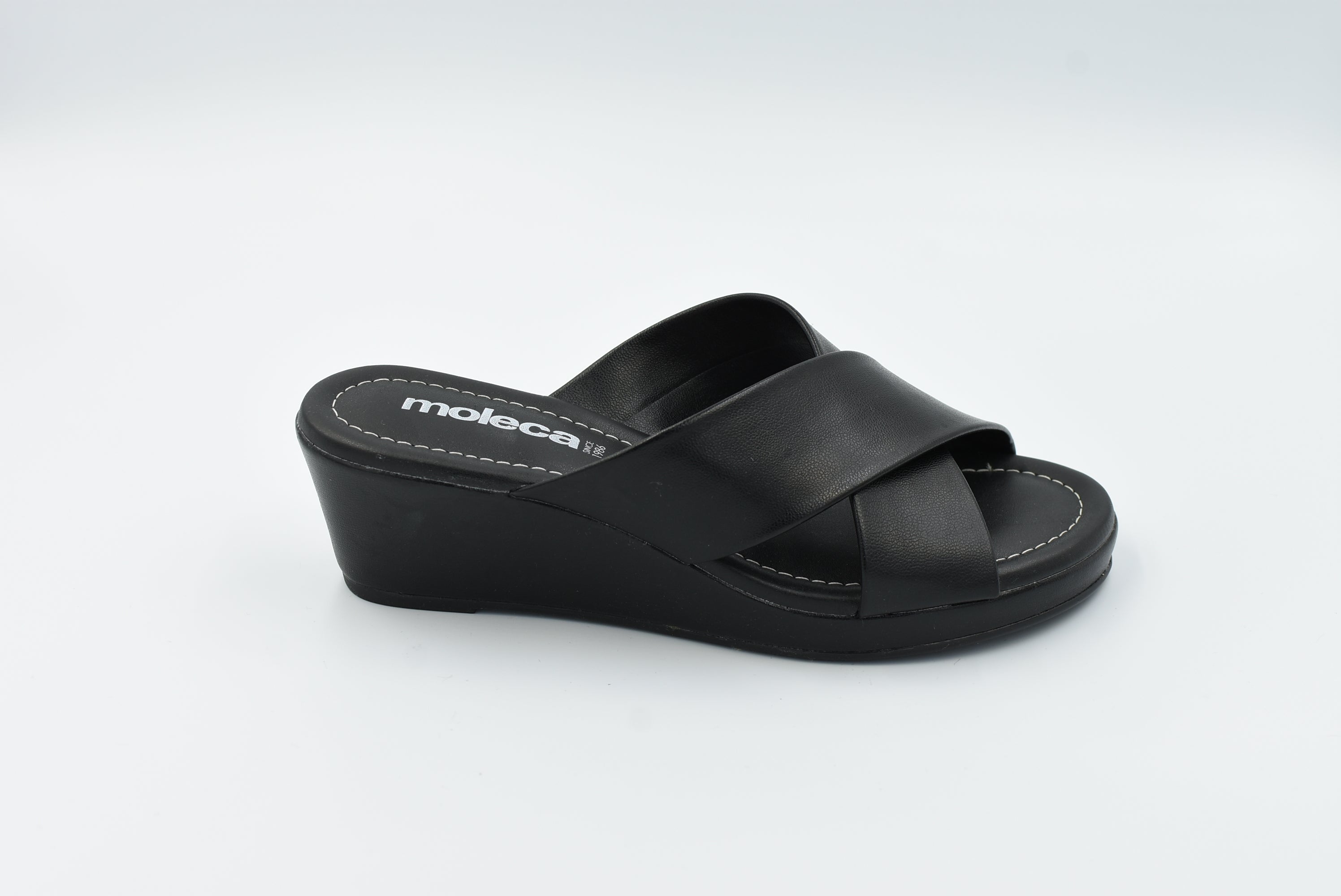 Odette Sandalia Medio Negro