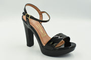 Marruecos Sandalia Alto Negro