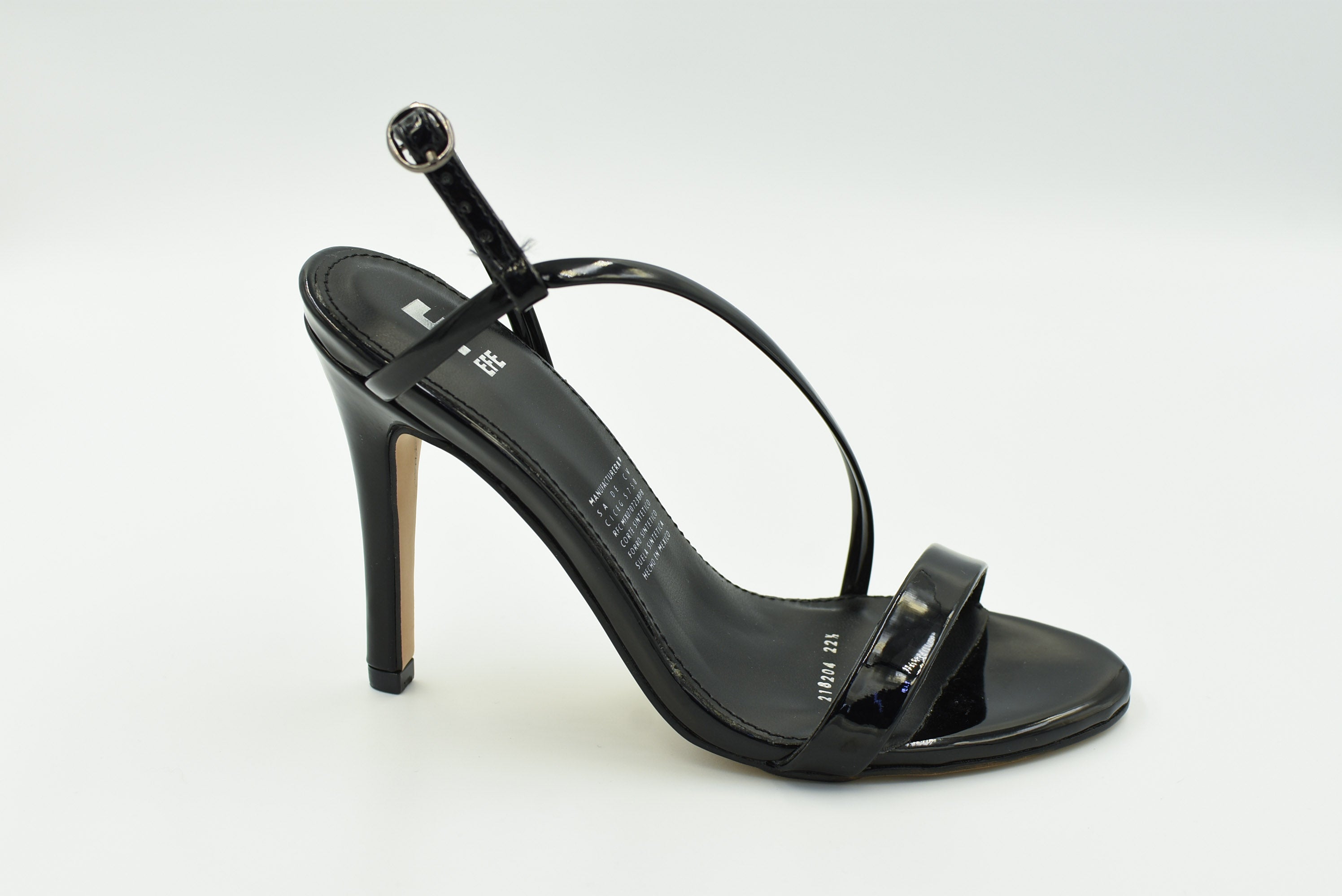 Gland Sandalia Alto Negro