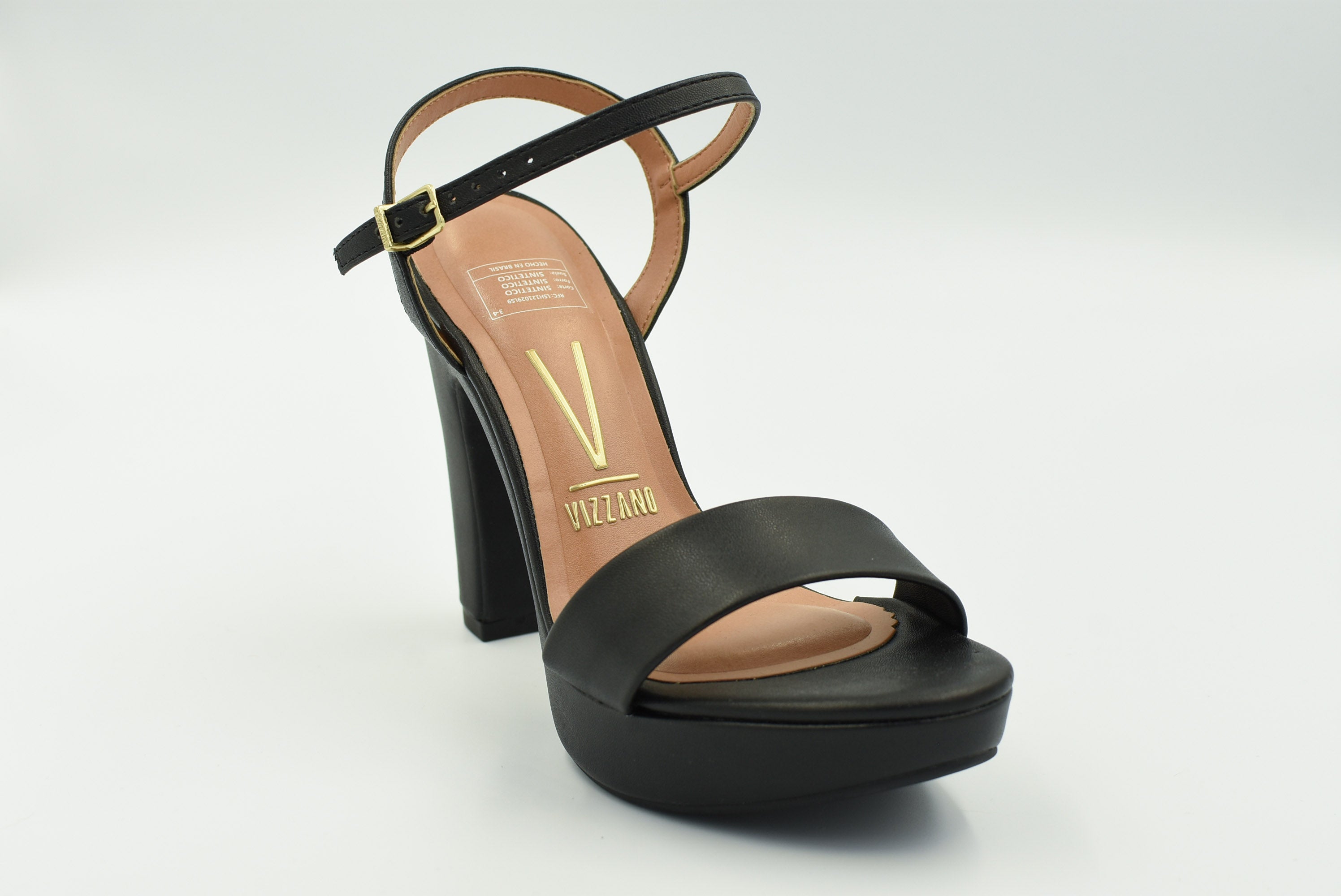 Marruecos Sandalia Alto Negro