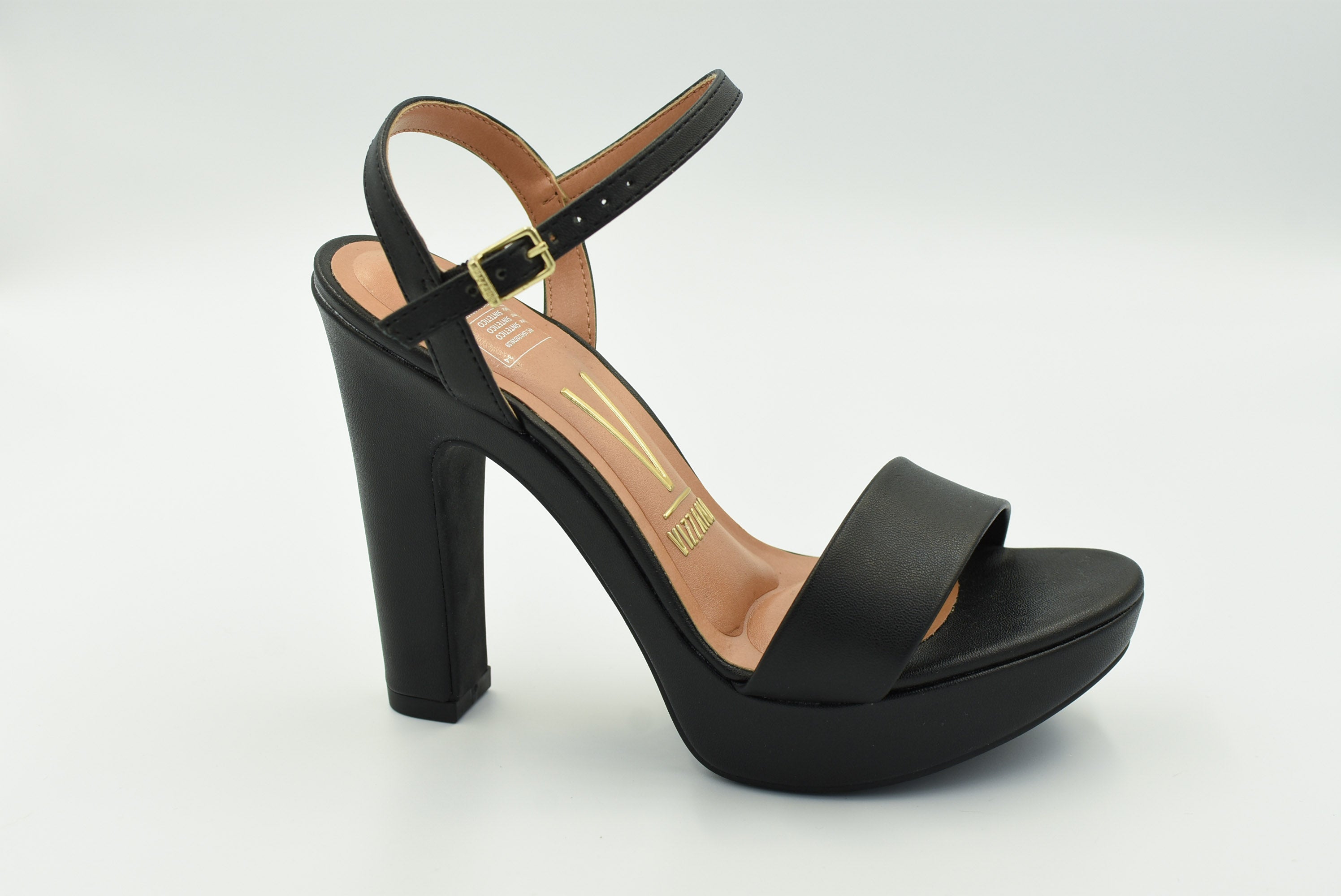 Marruecos Sandalia Alto Negro