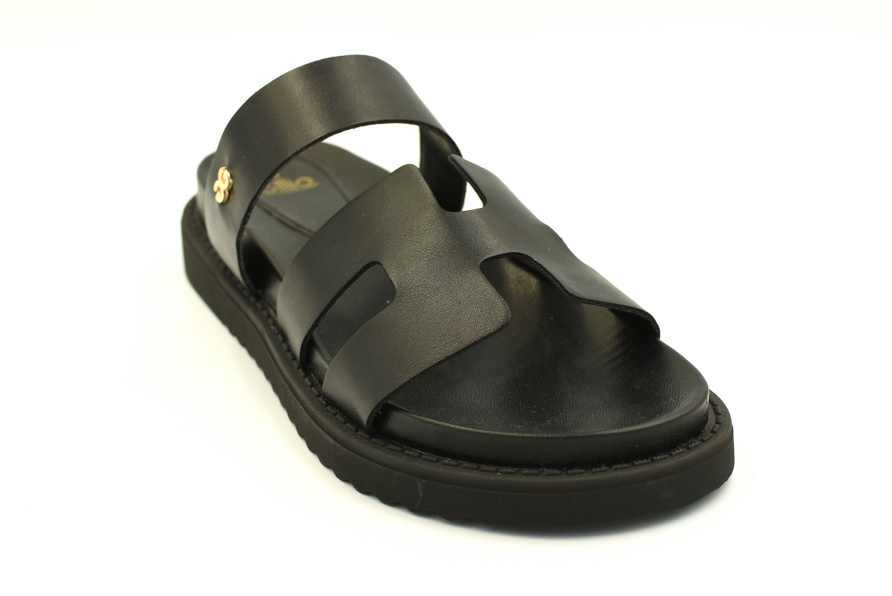 Sicilia Sandalia Negro