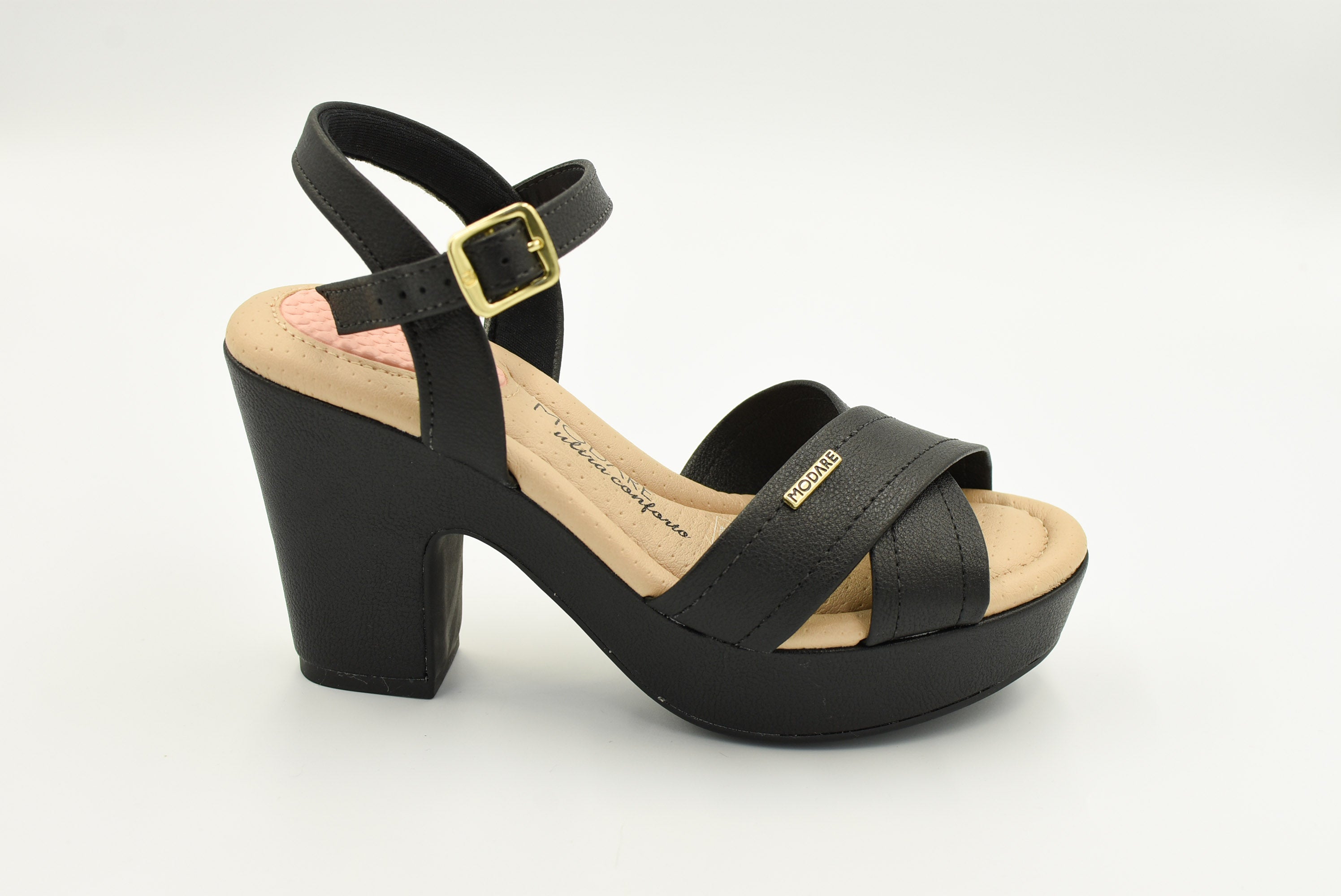 Viladecans Sandalia Negro