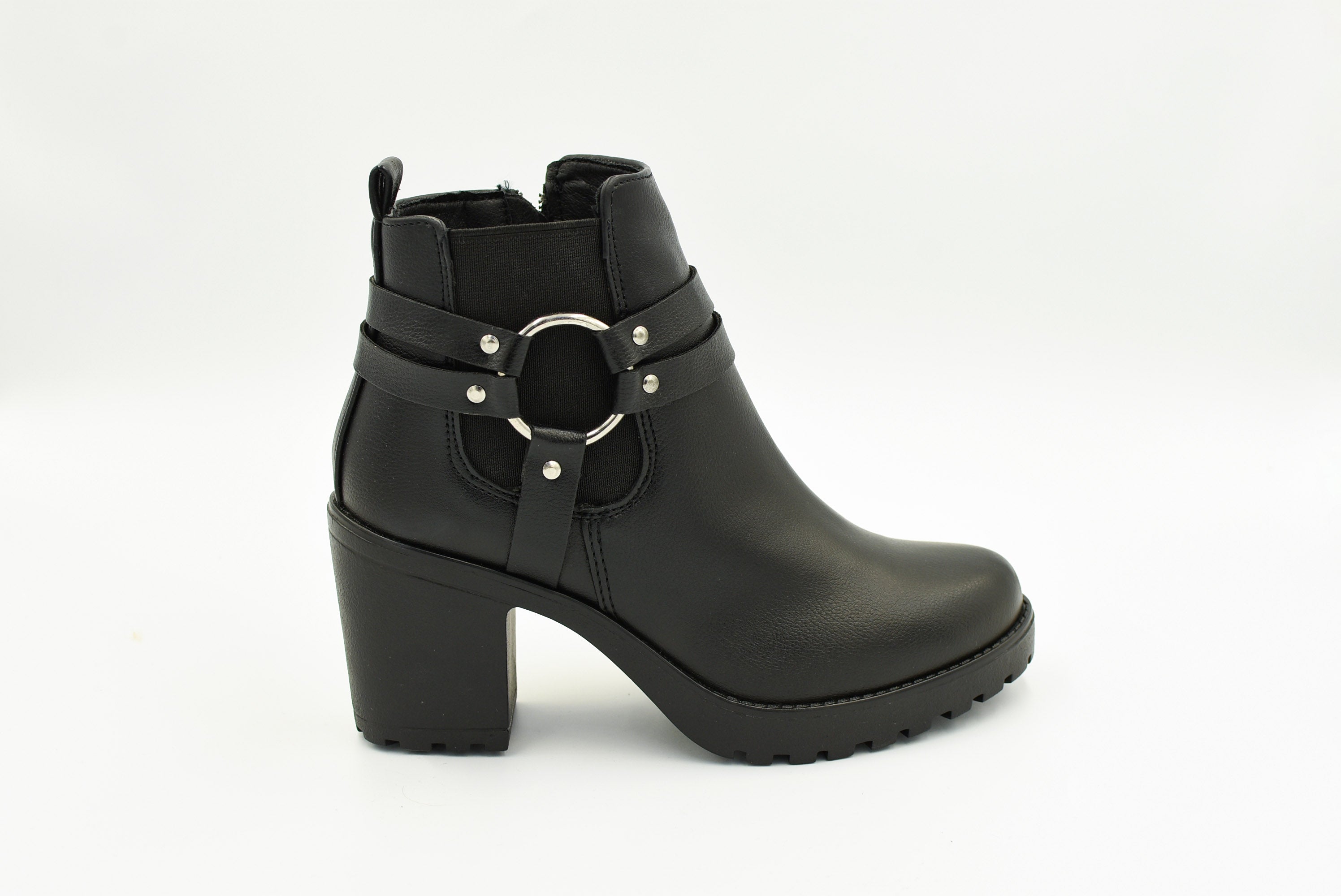 Caltanissetta Botin Medio Alto  Negro