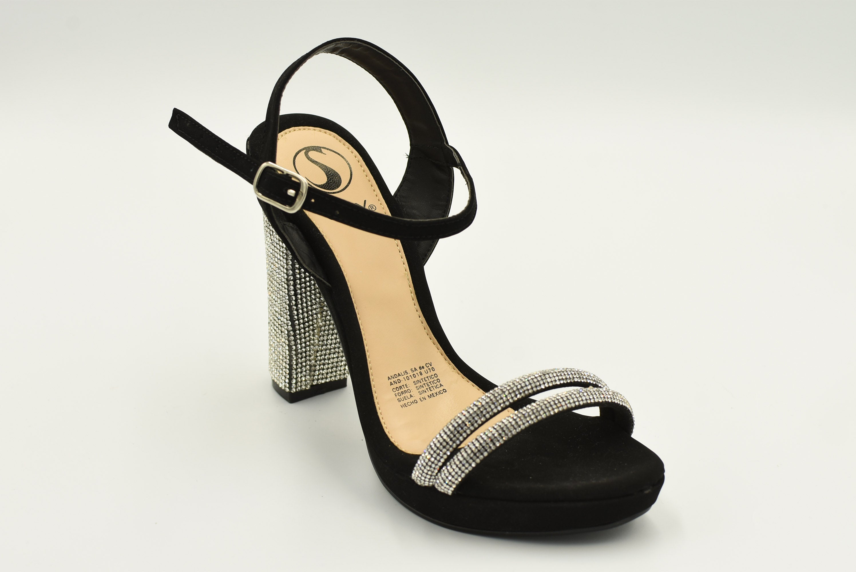 Bitonto Sandalia Ante Negro