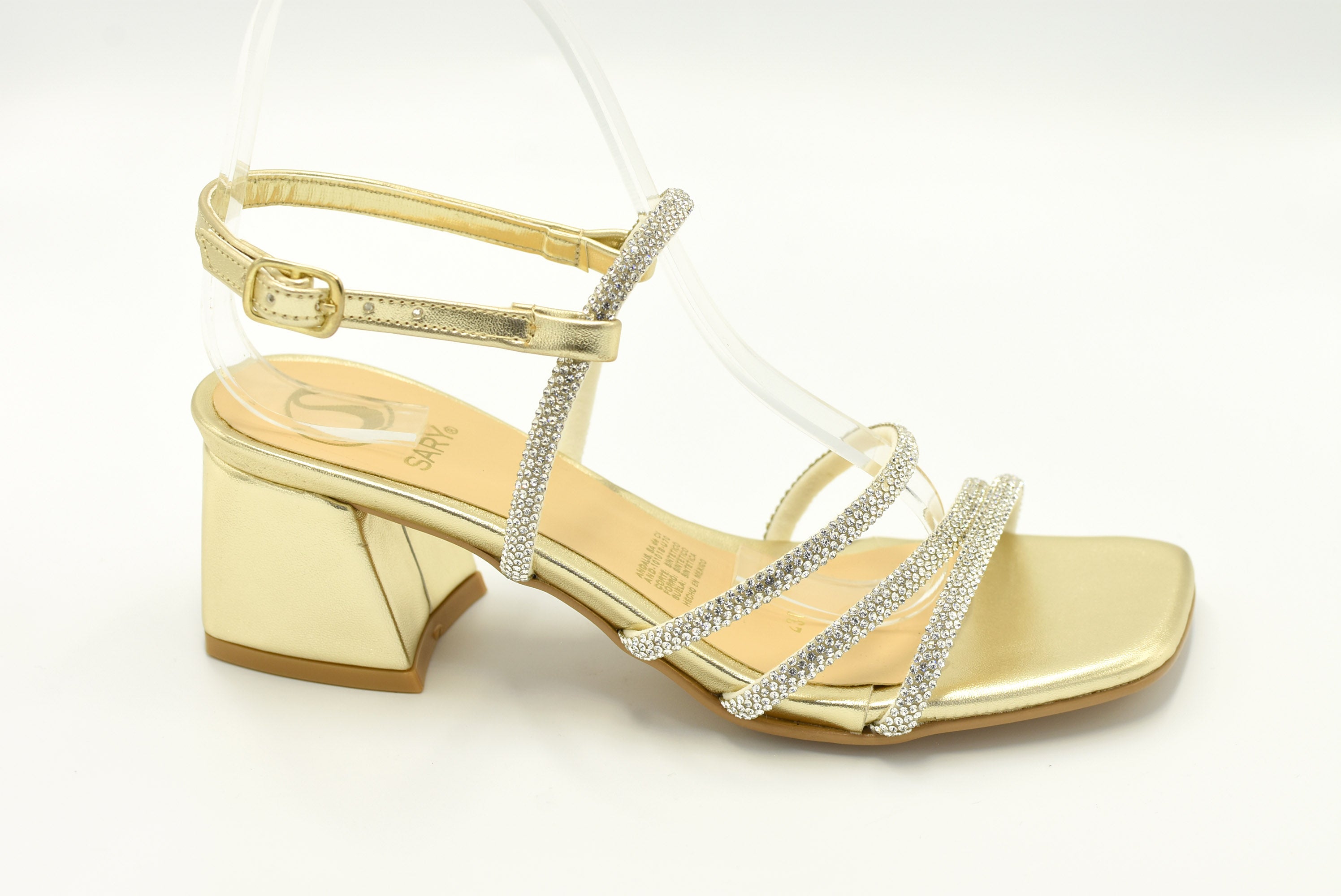 Hagen Sandalia Diamantina Oro