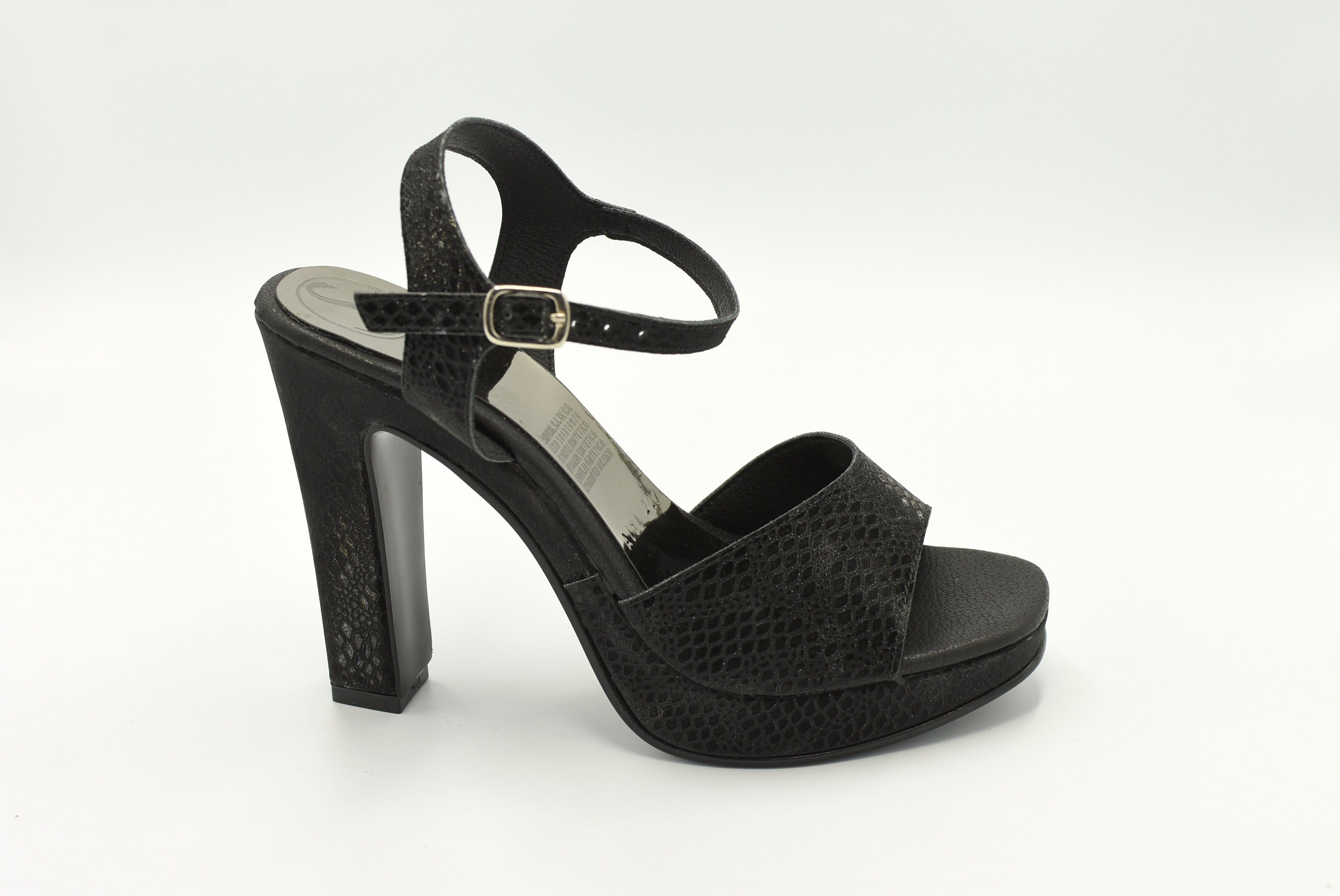 Harbin Sandalia Vibora Negro