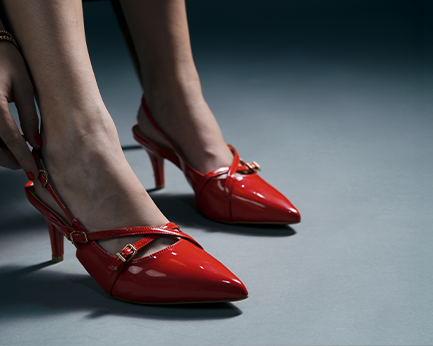 Zapatilla Pesaro Roja