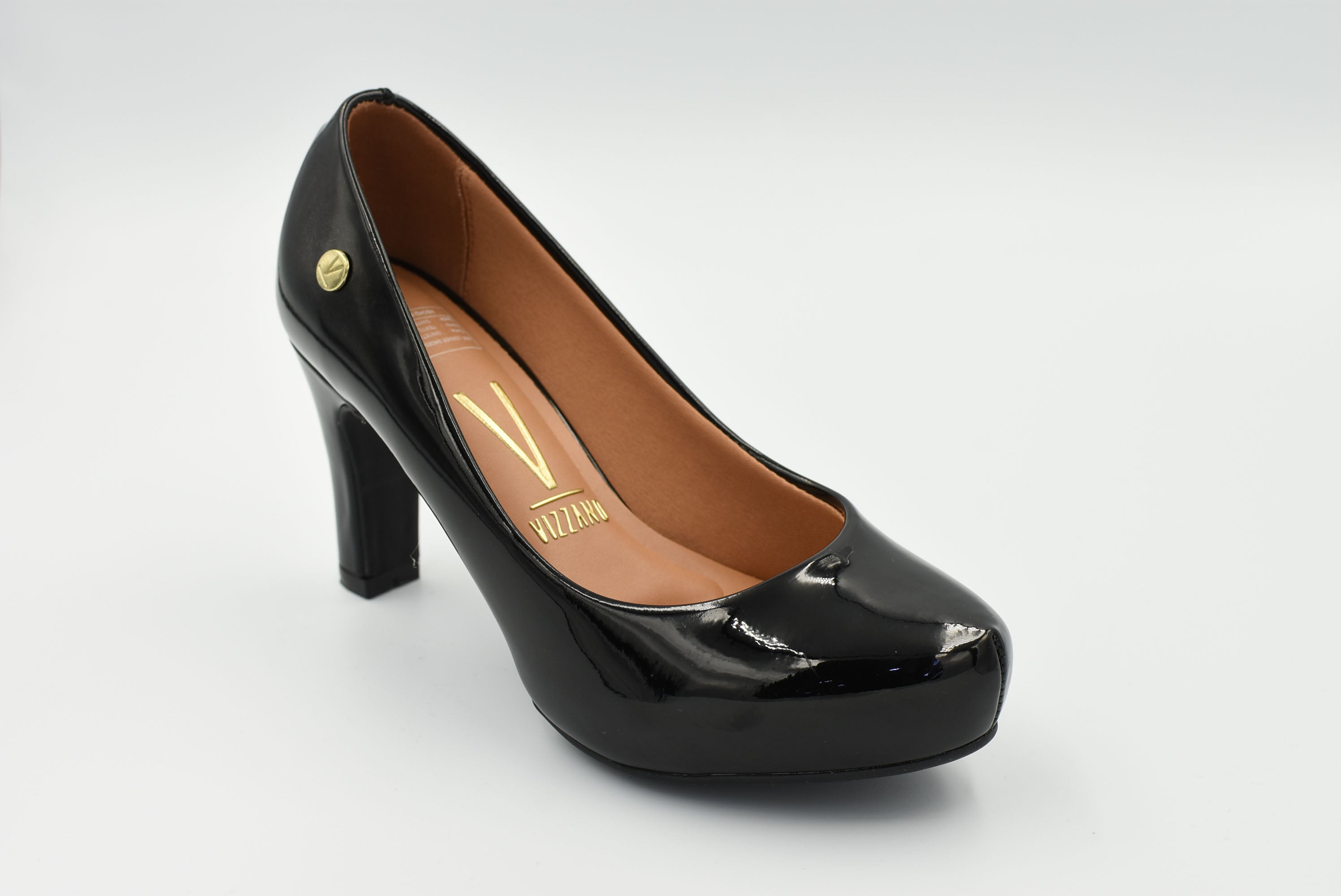 Polly Zapato Cerrado Alto Negro