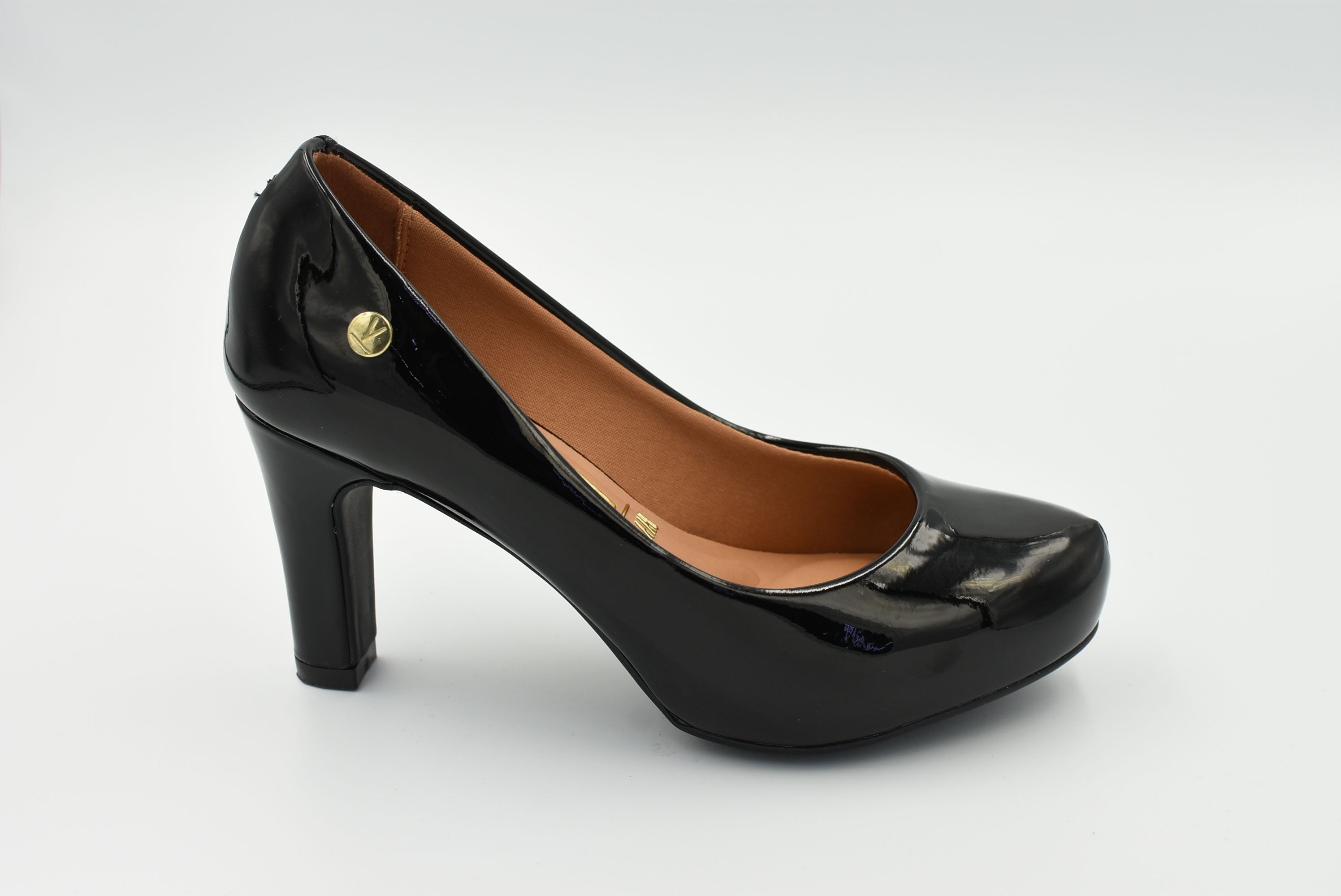 Polly Zapato Cerrado Alto Negro