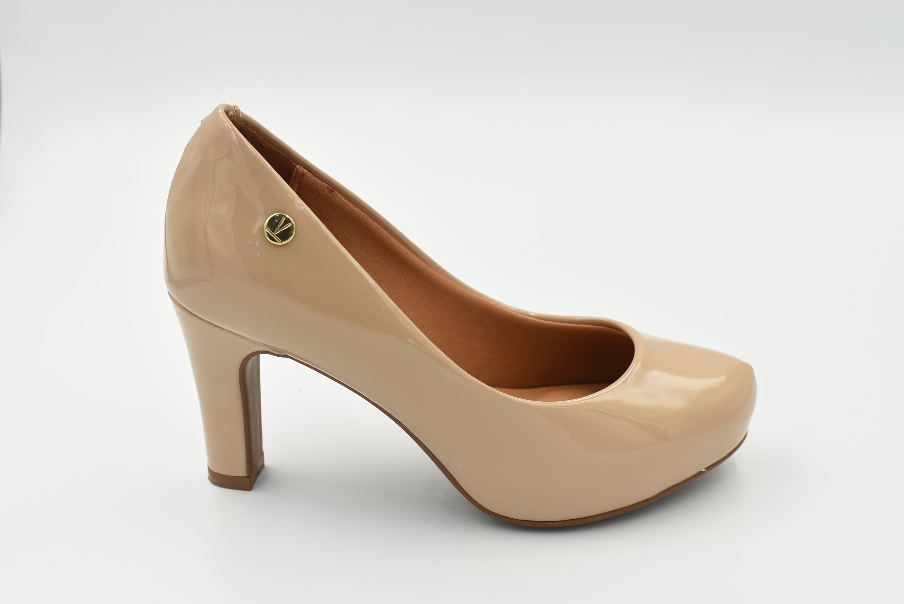 Polly Zapato Cerrado Alto Porcelana