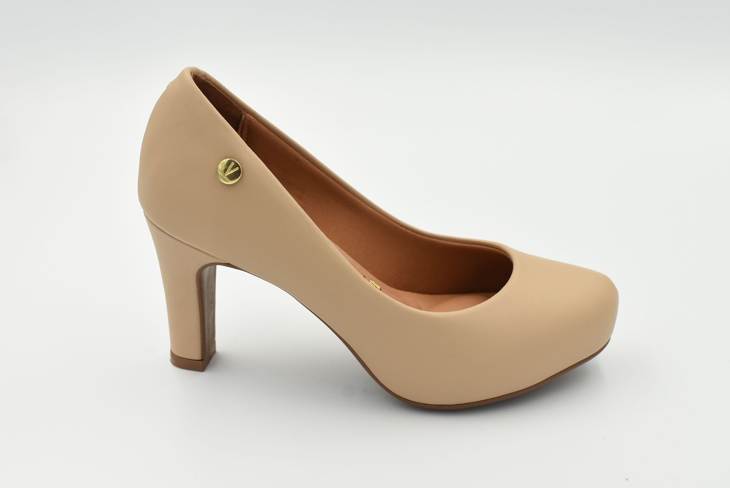 Polly Zapato Cerrado Alto Porcelana